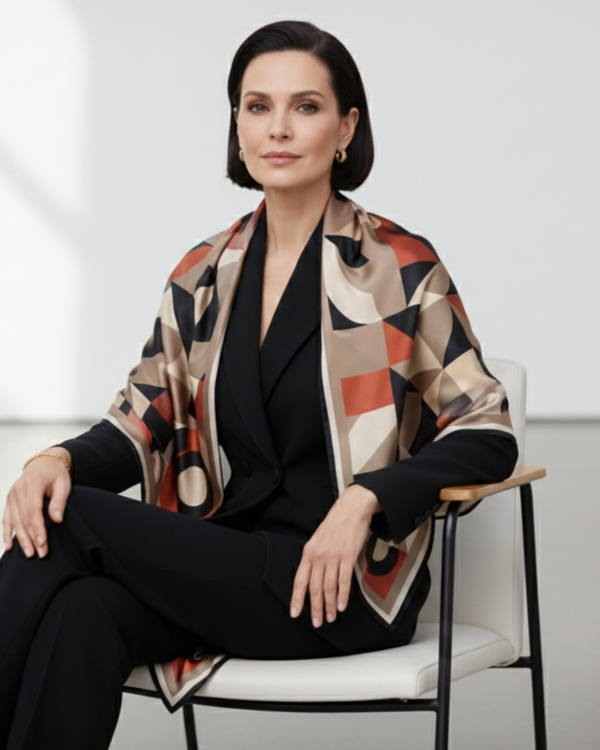 The 'Classy Classic' Silk Square