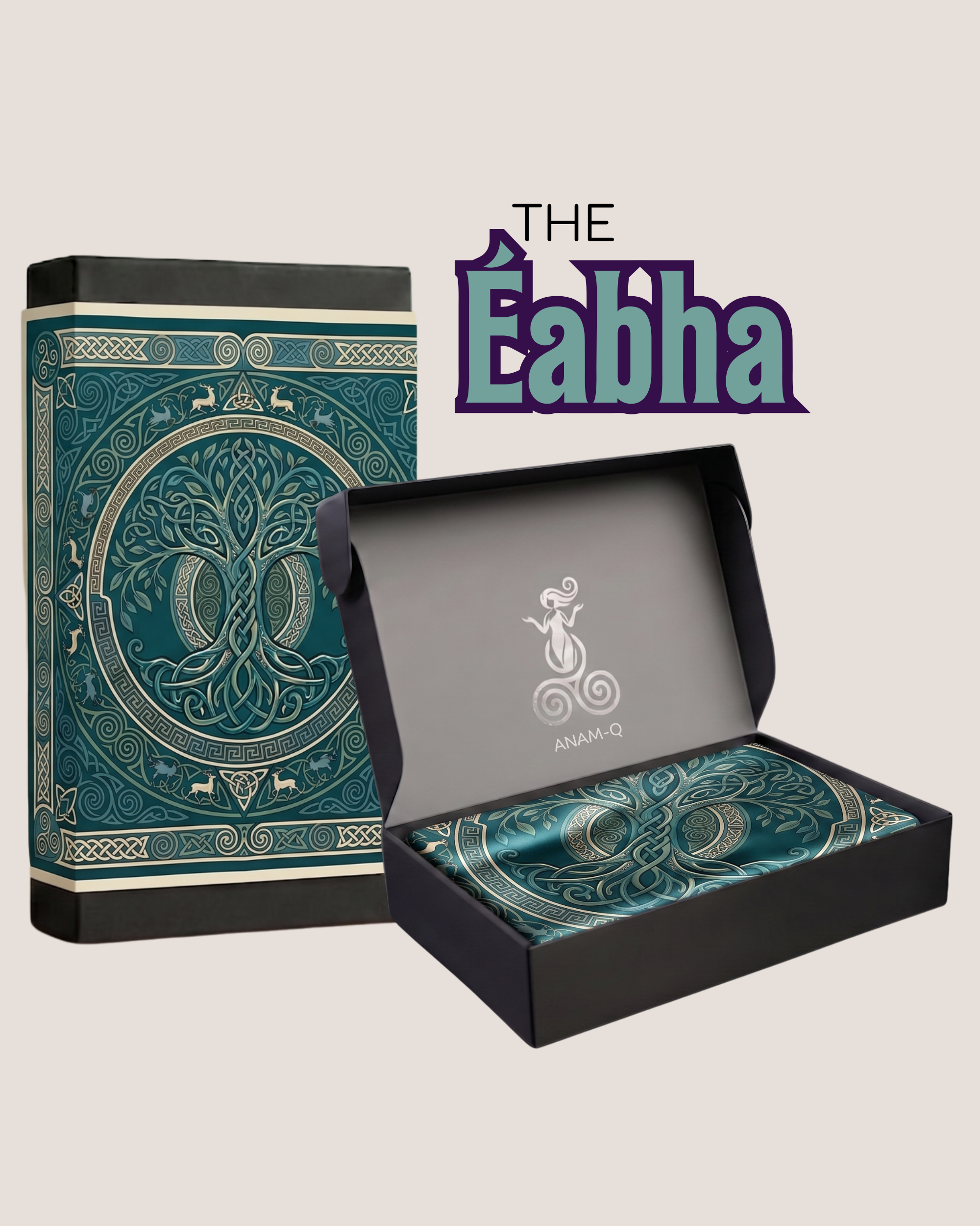 The 'Éabha' Silk Square