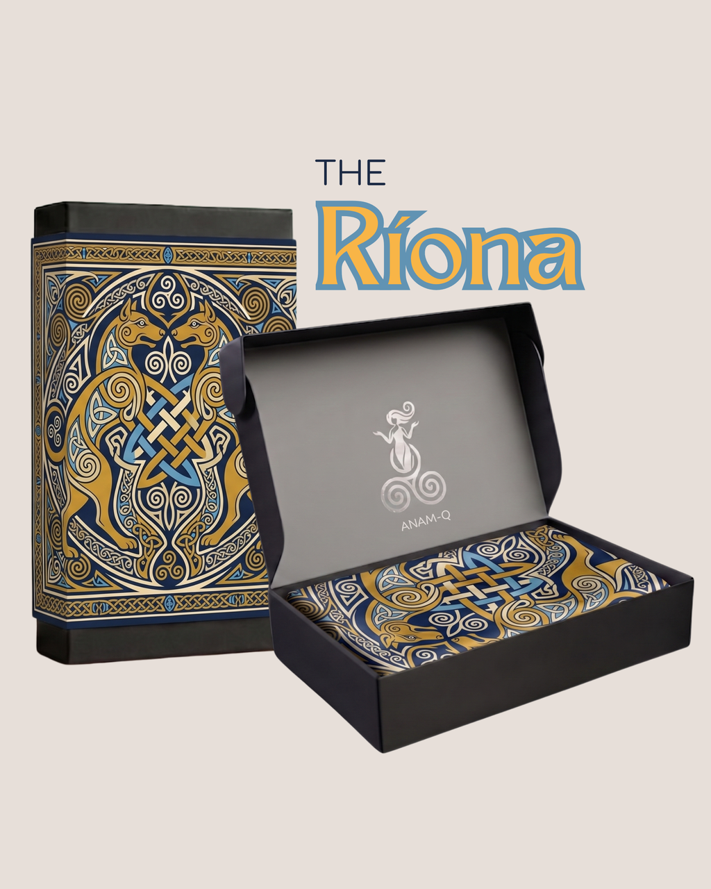The 'Ríona' Silk Scarf