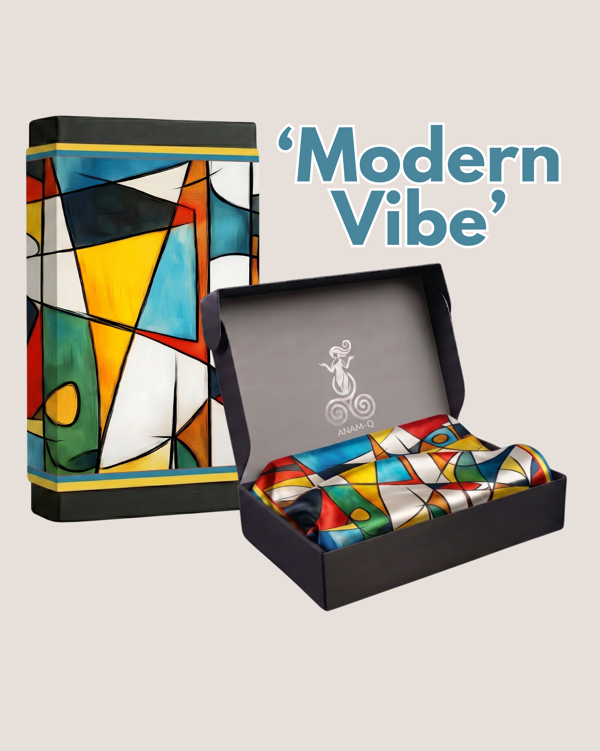 The 'Modern Vibe' Silk Square