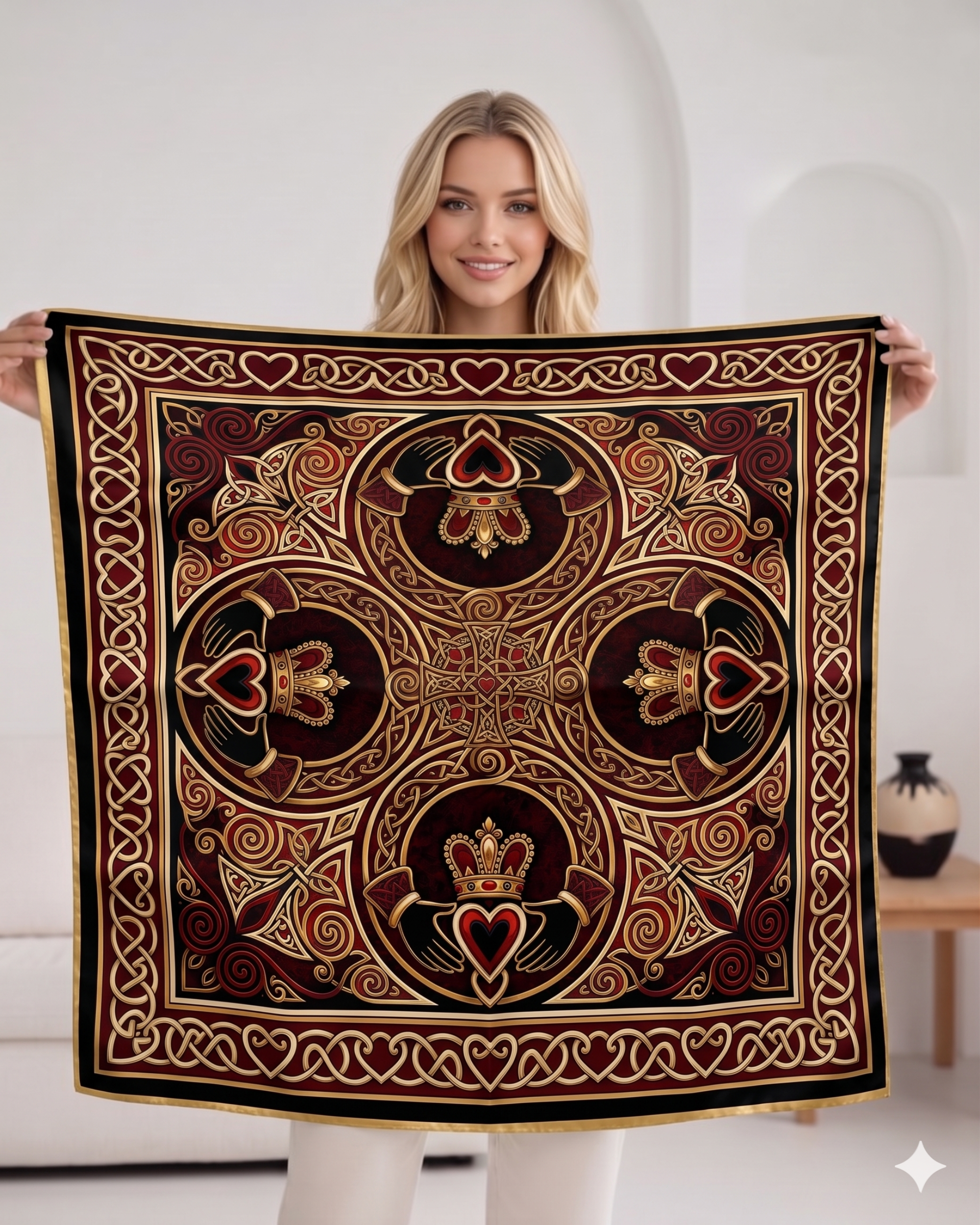 The 'Clíodhna' Silk Square