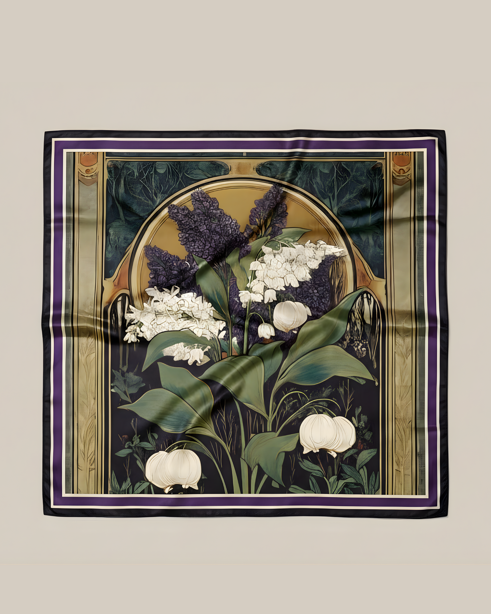 The 'Lavender Lovely' Silk Square