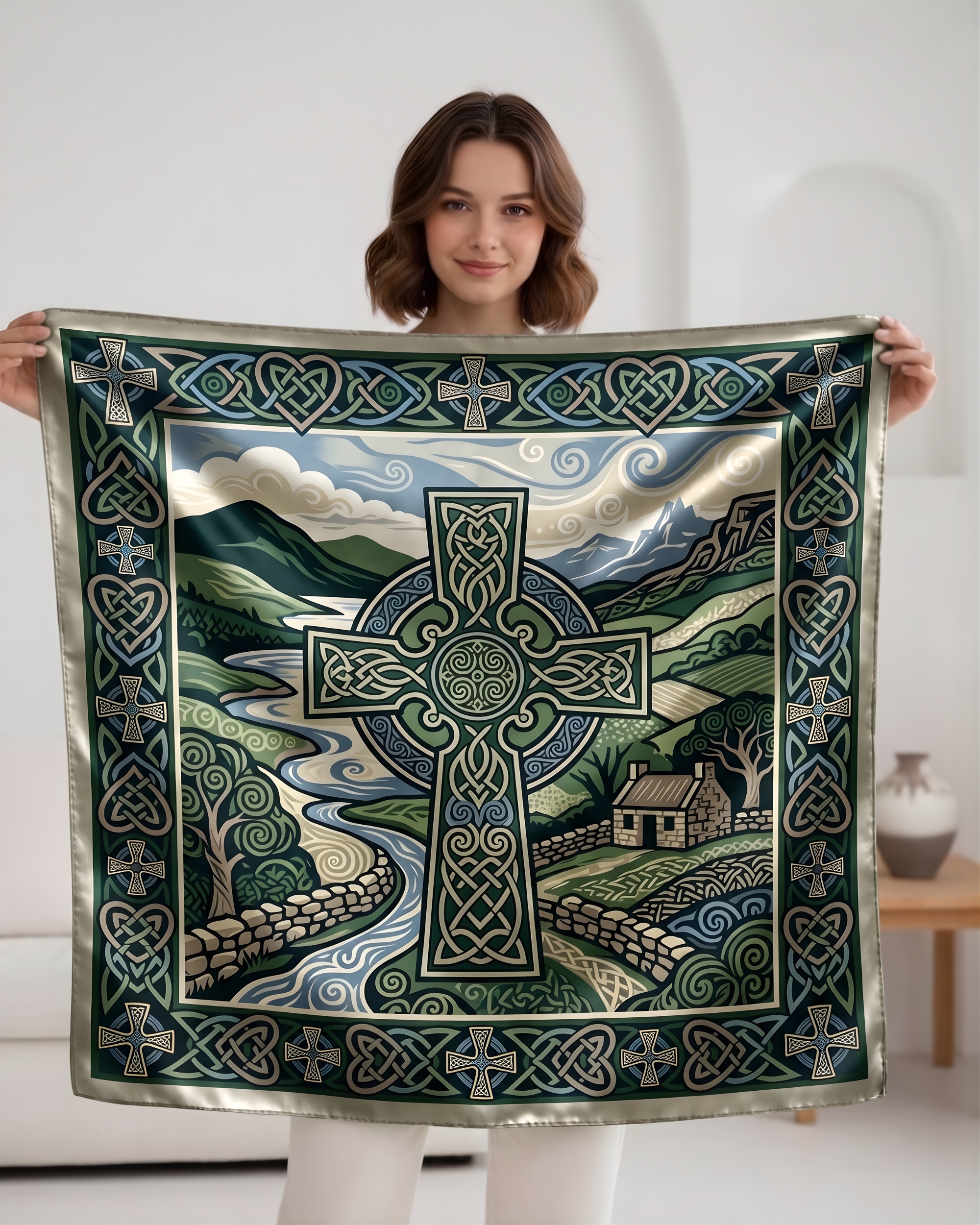 The 'Muire' Silk Square