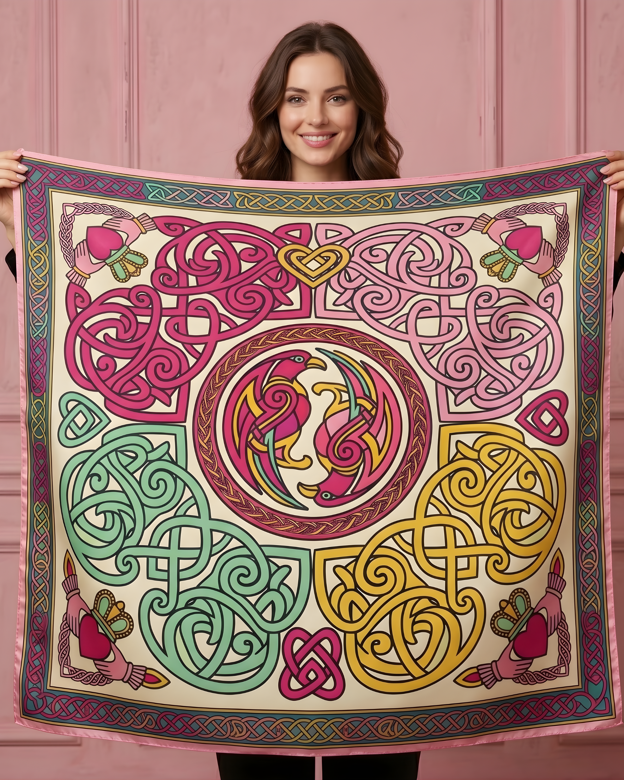 The 'Róisín' Silk Square