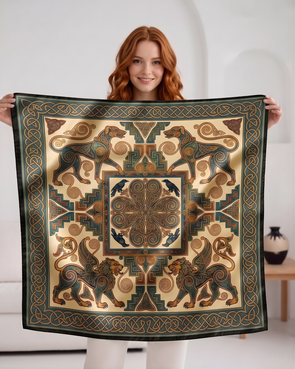 The 'Nessa' Silk Scarf