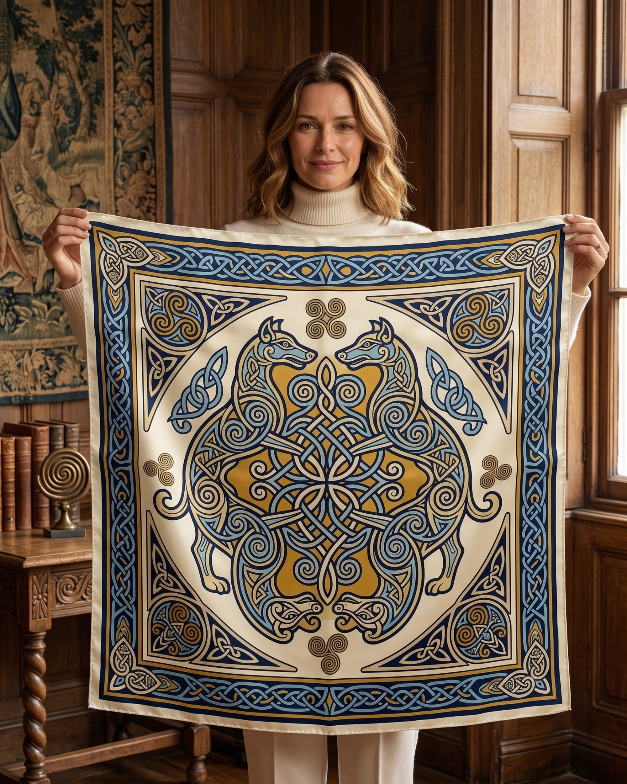 The 'Fiadh' Silk Square