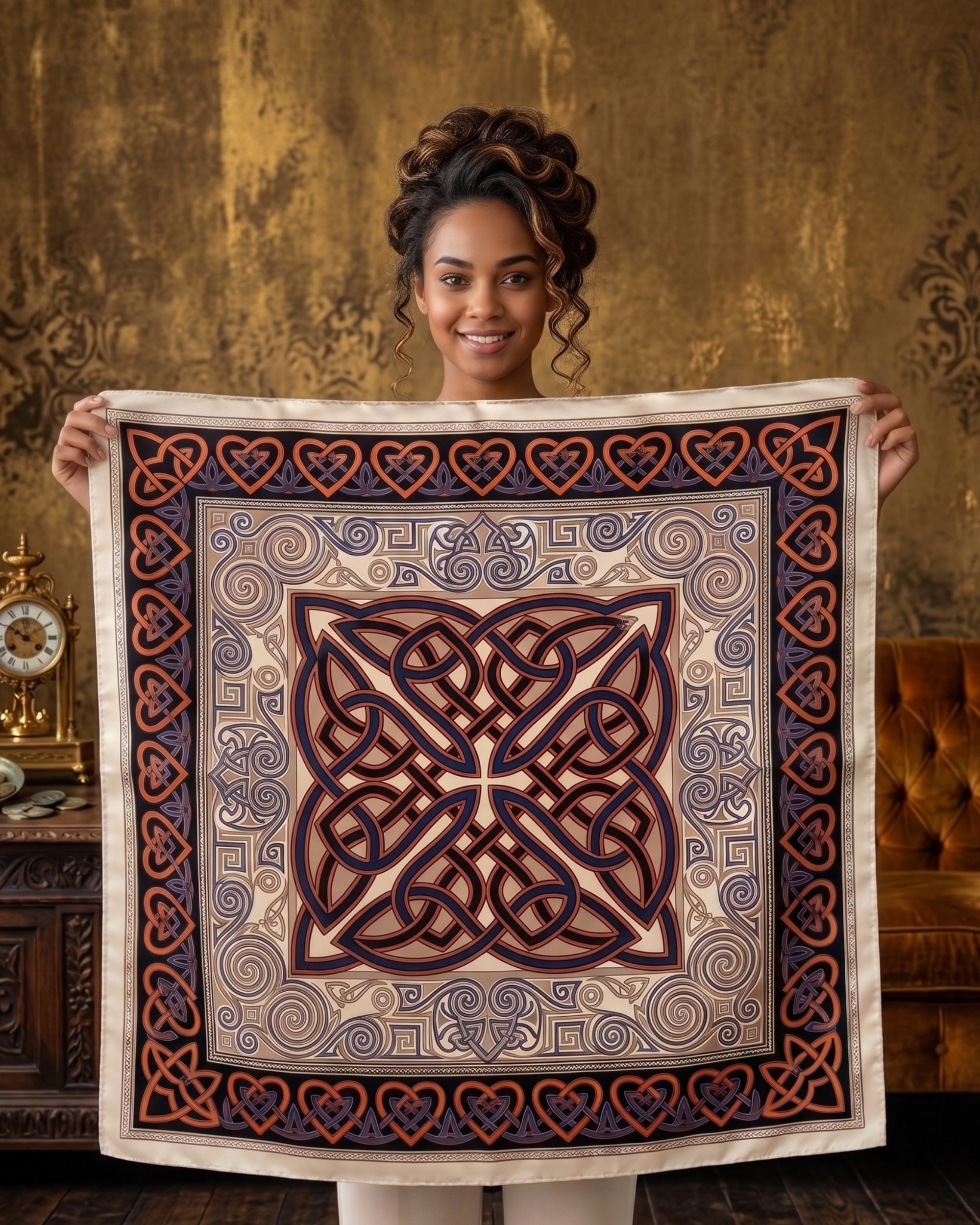 The 'Briana' Silk Square