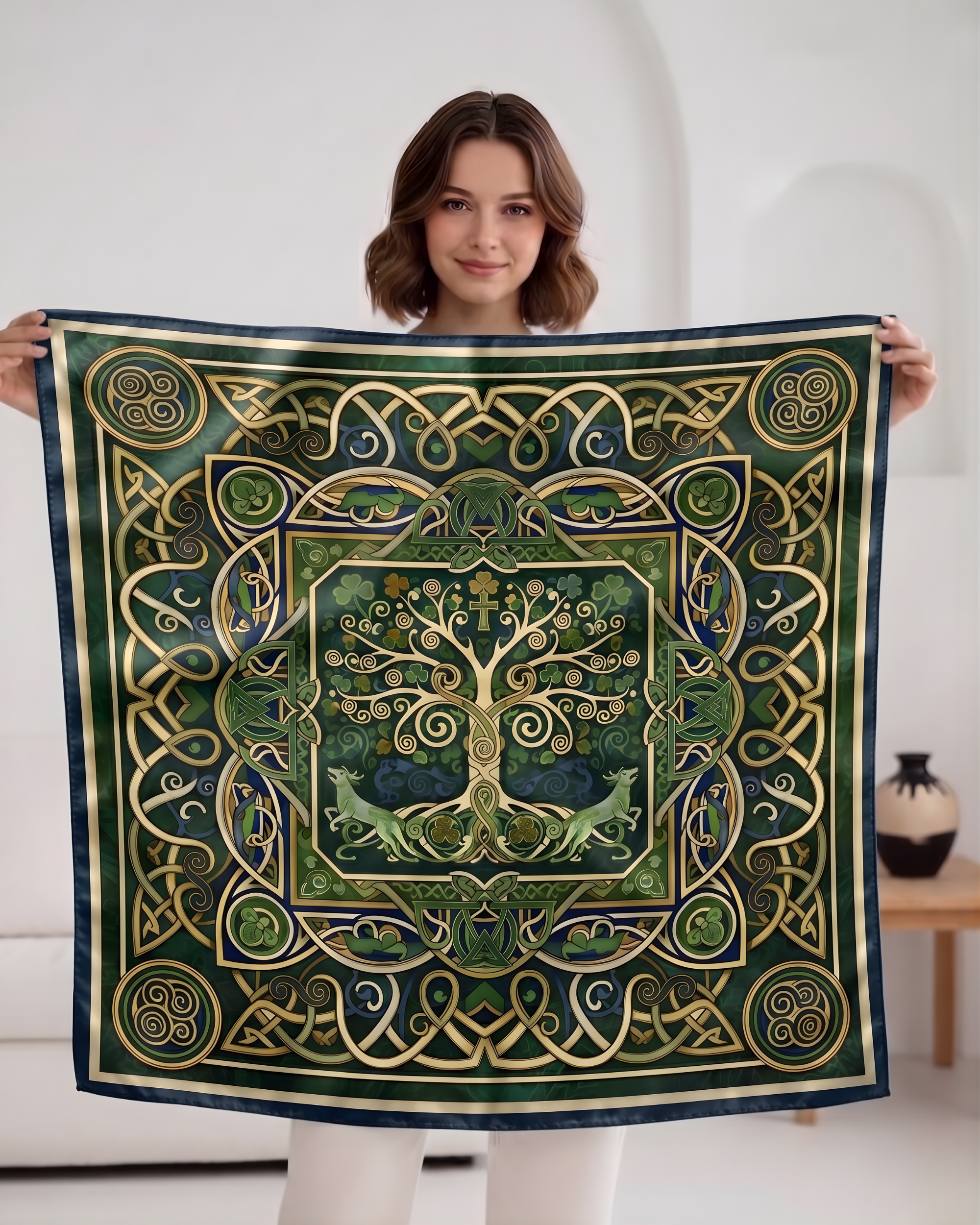 The 'Dairine' Silk Square
