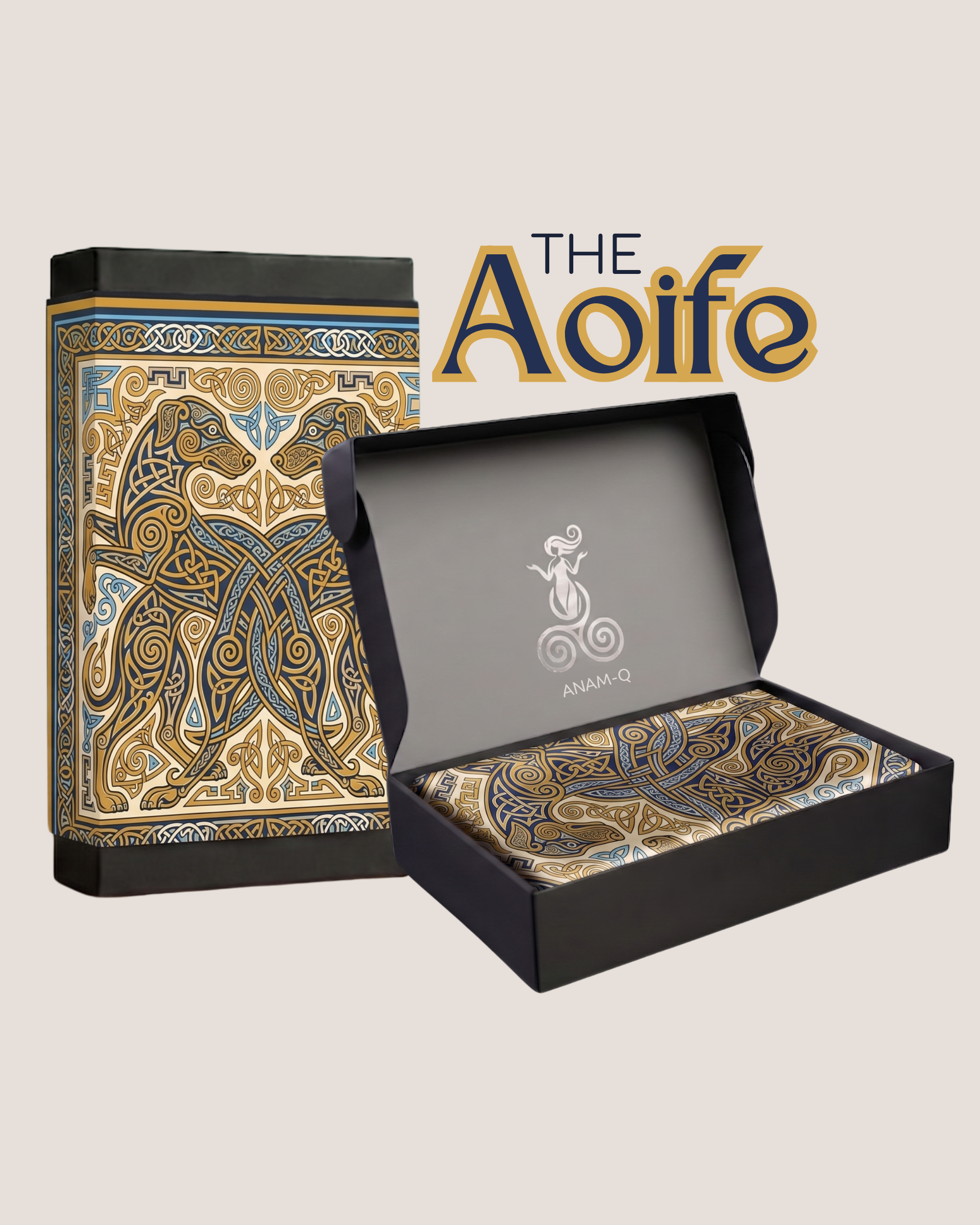 The 'Aoife' Silk Square