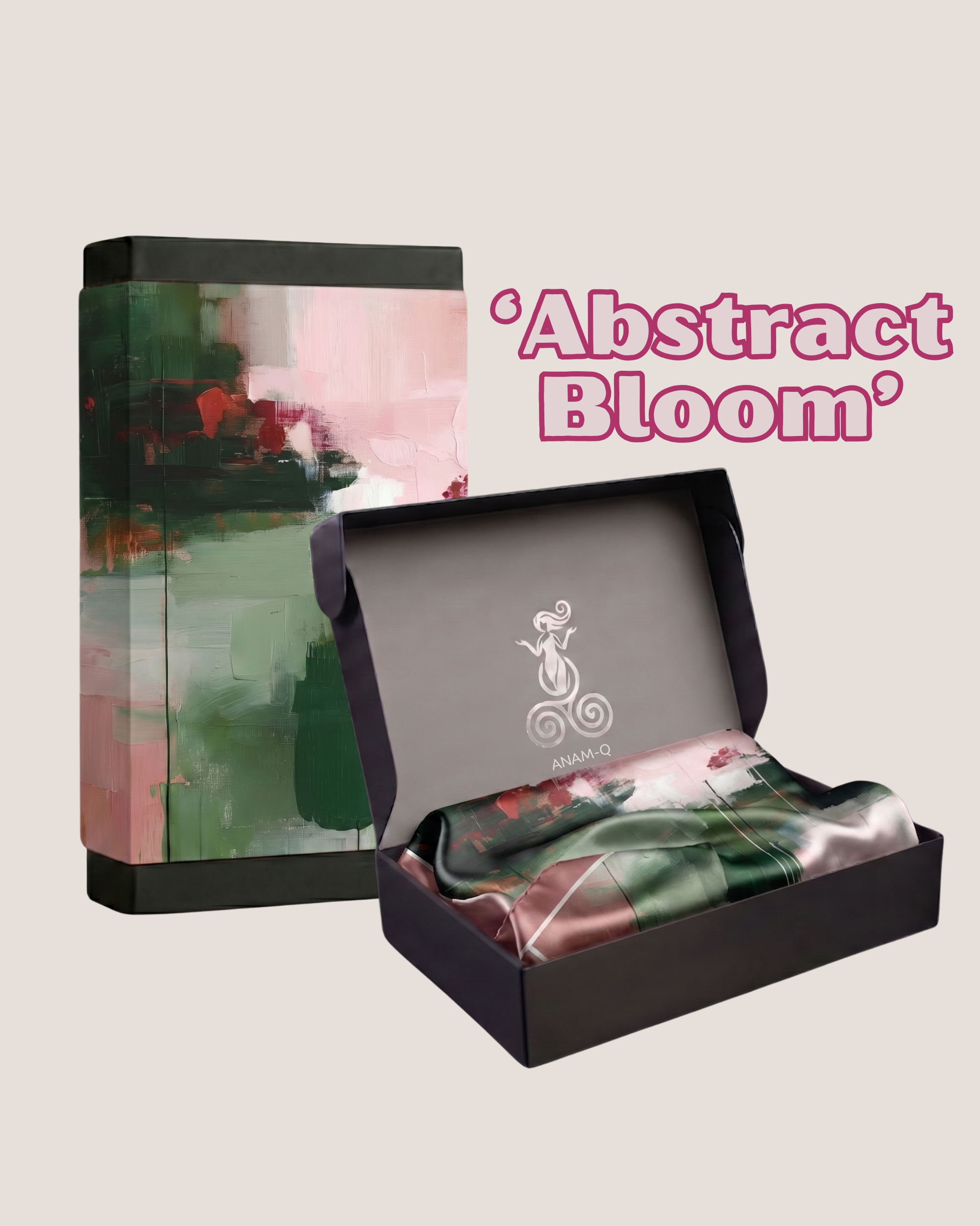 The 'Abstract Bloom' Silk Square