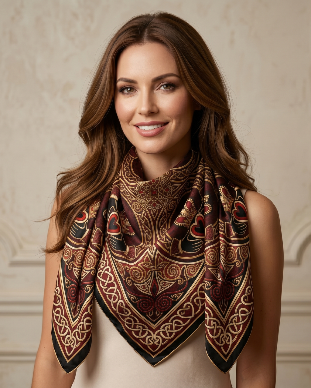 The 'Clíodhna' Silk Scarf