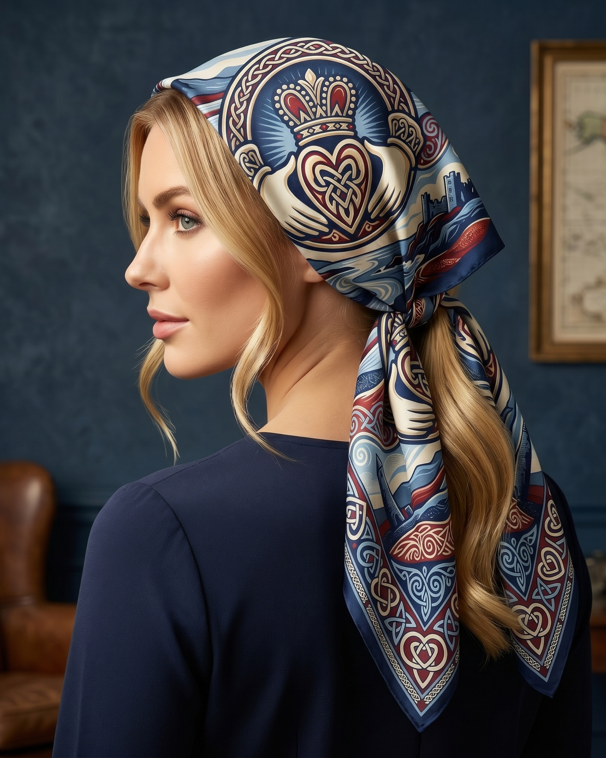 The 'Croía' Silk Scarf