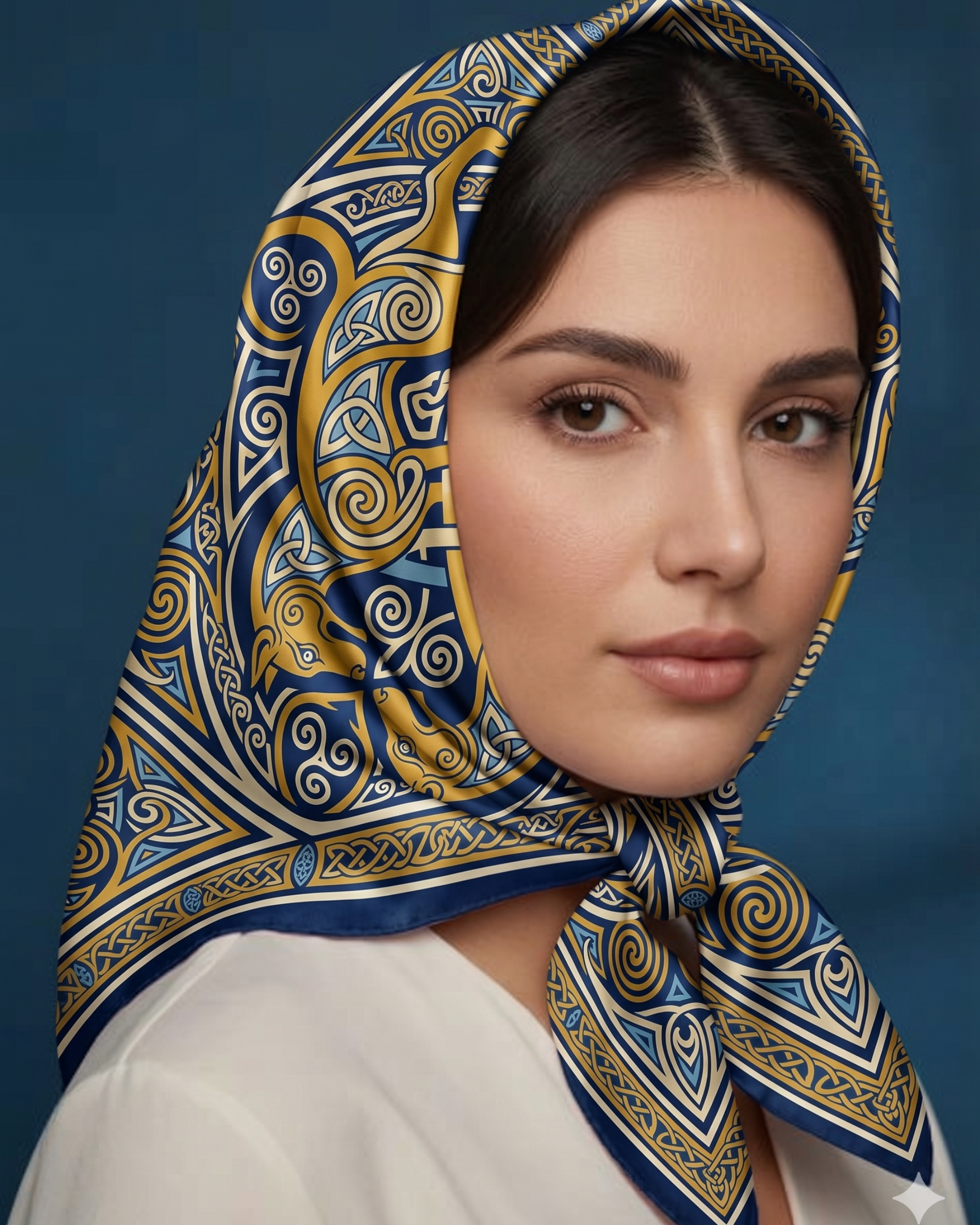 The 'Ríona' Silk Scarf