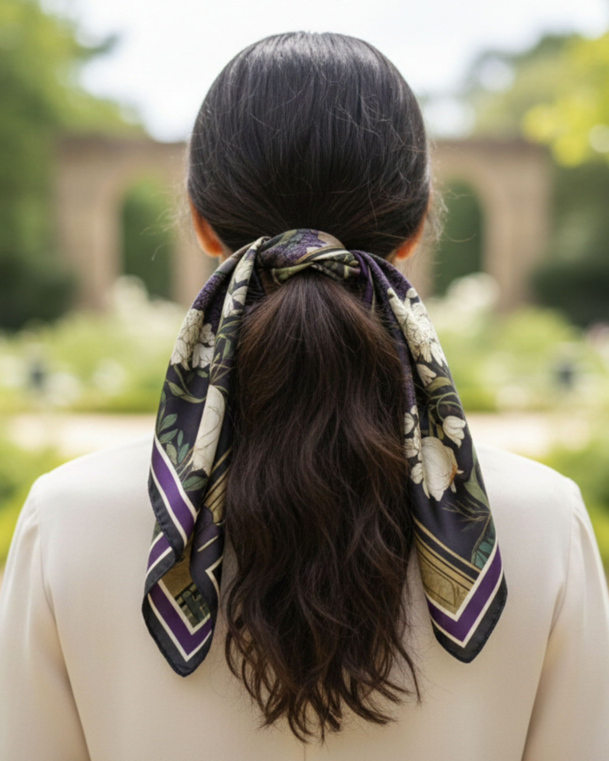 The 'Lavender Lovely' Silk Square