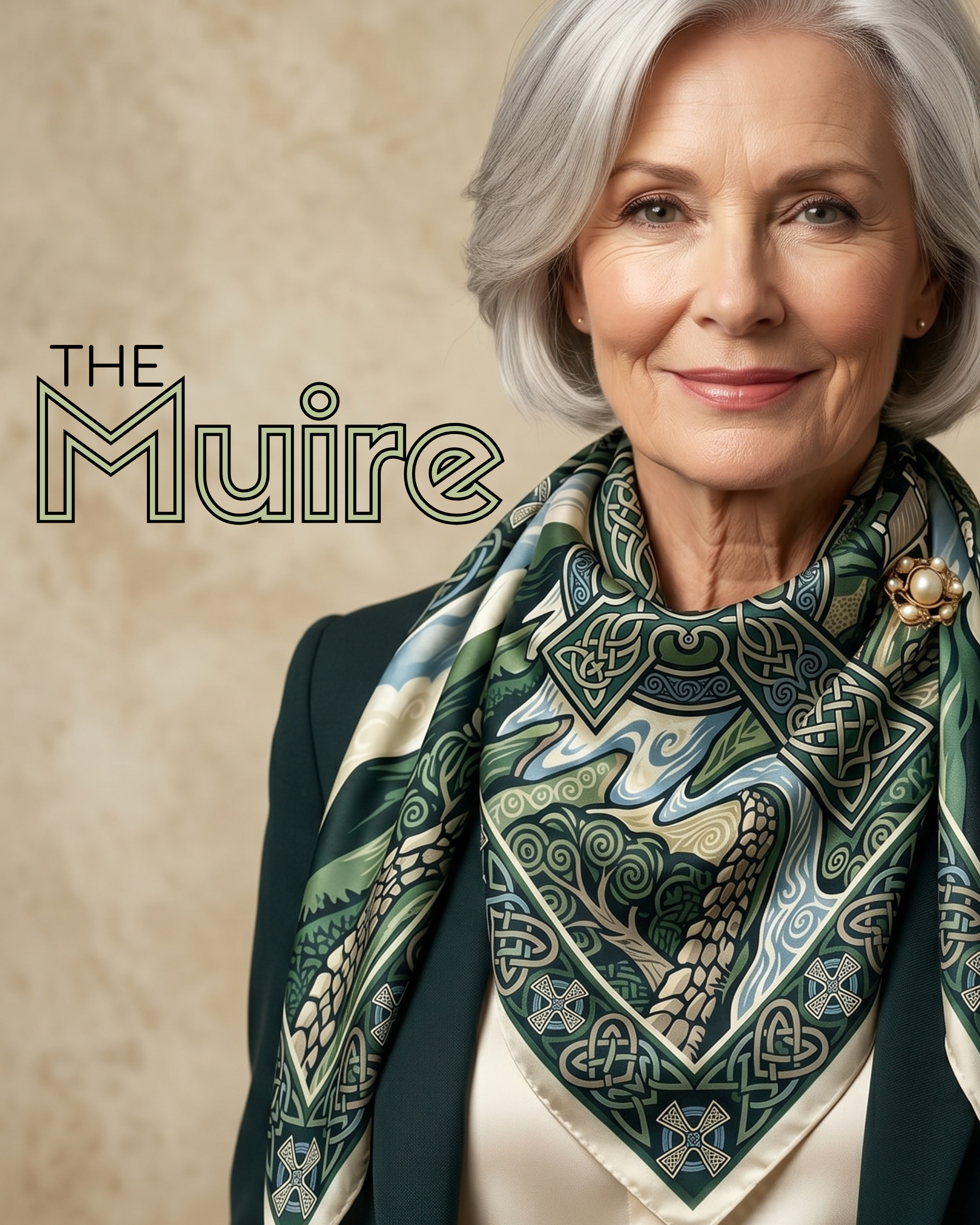 The 'Muire' Silk Square