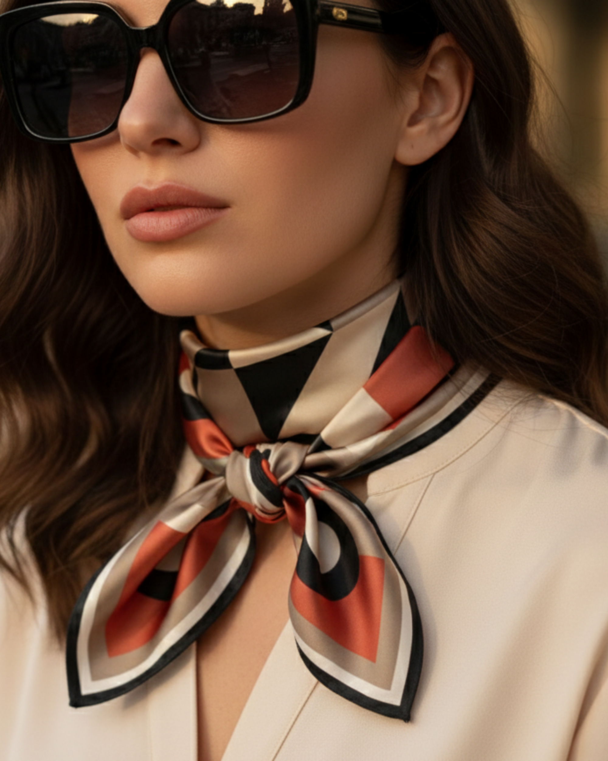 The 'Classy Classic' Silk Square