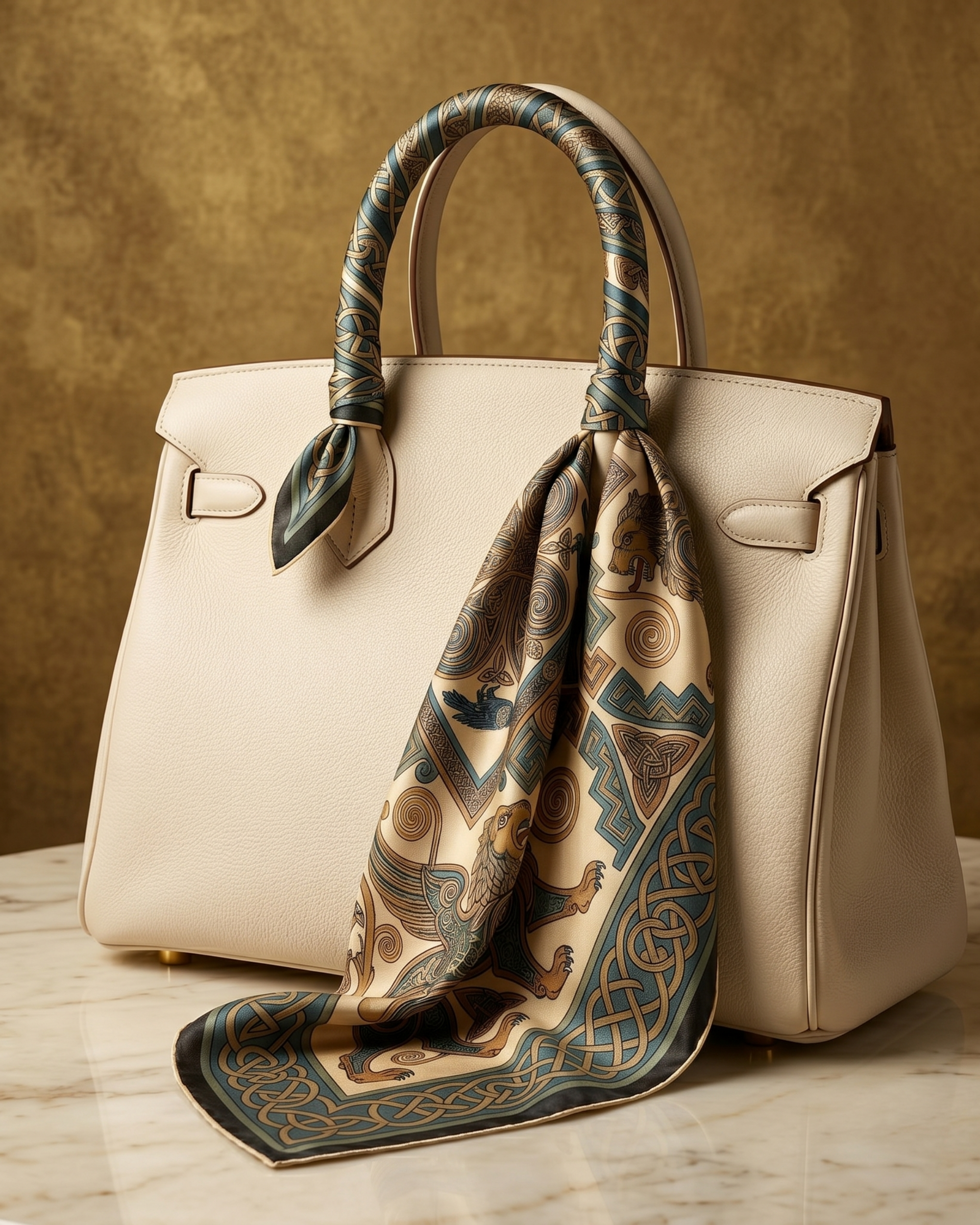 The 'Nessa' Silk Square