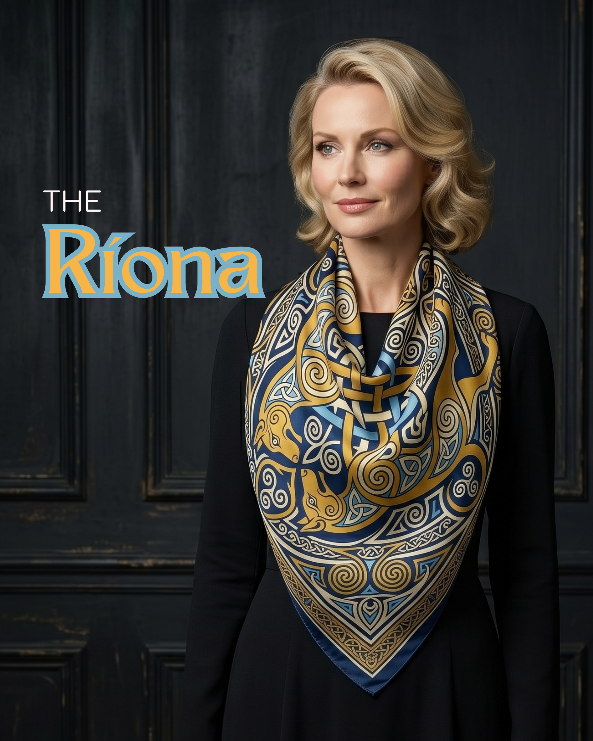 The 'Ríona' Silk Square