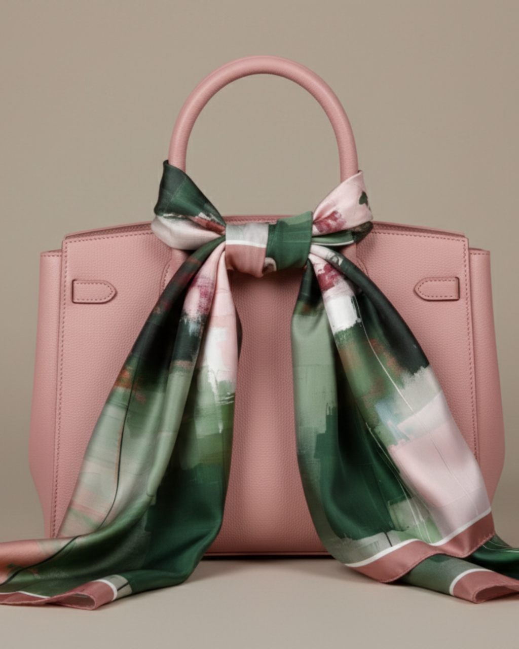 The 'Abstract Bloom' Silk Square