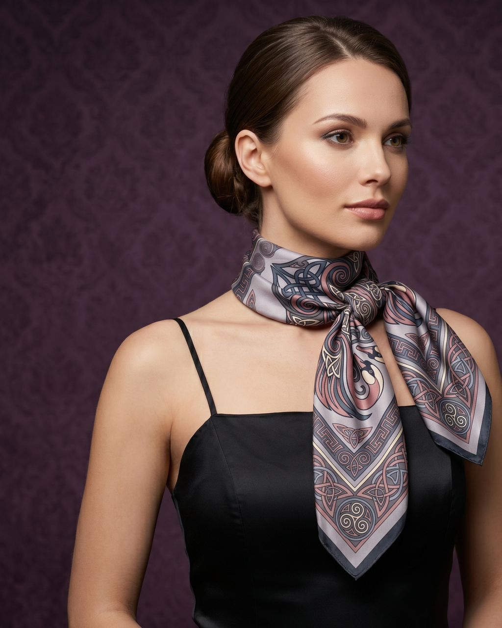 The 'Alannah' Silk Scarf