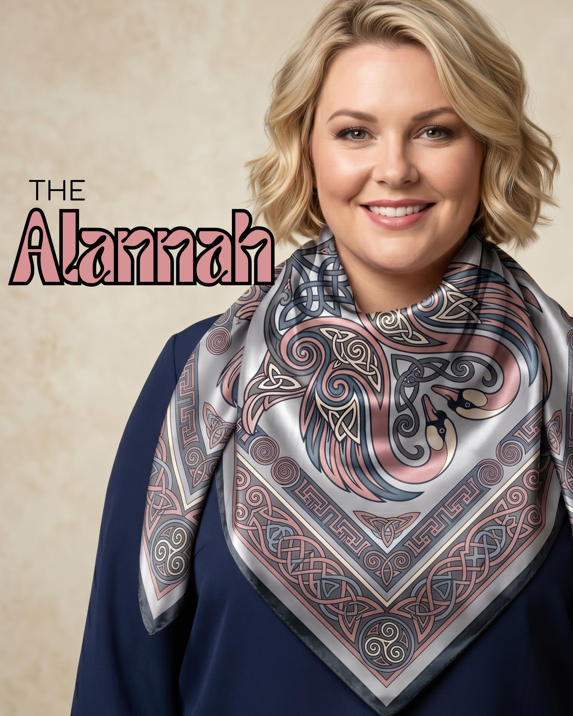 Das Seidentuch „Alannah“