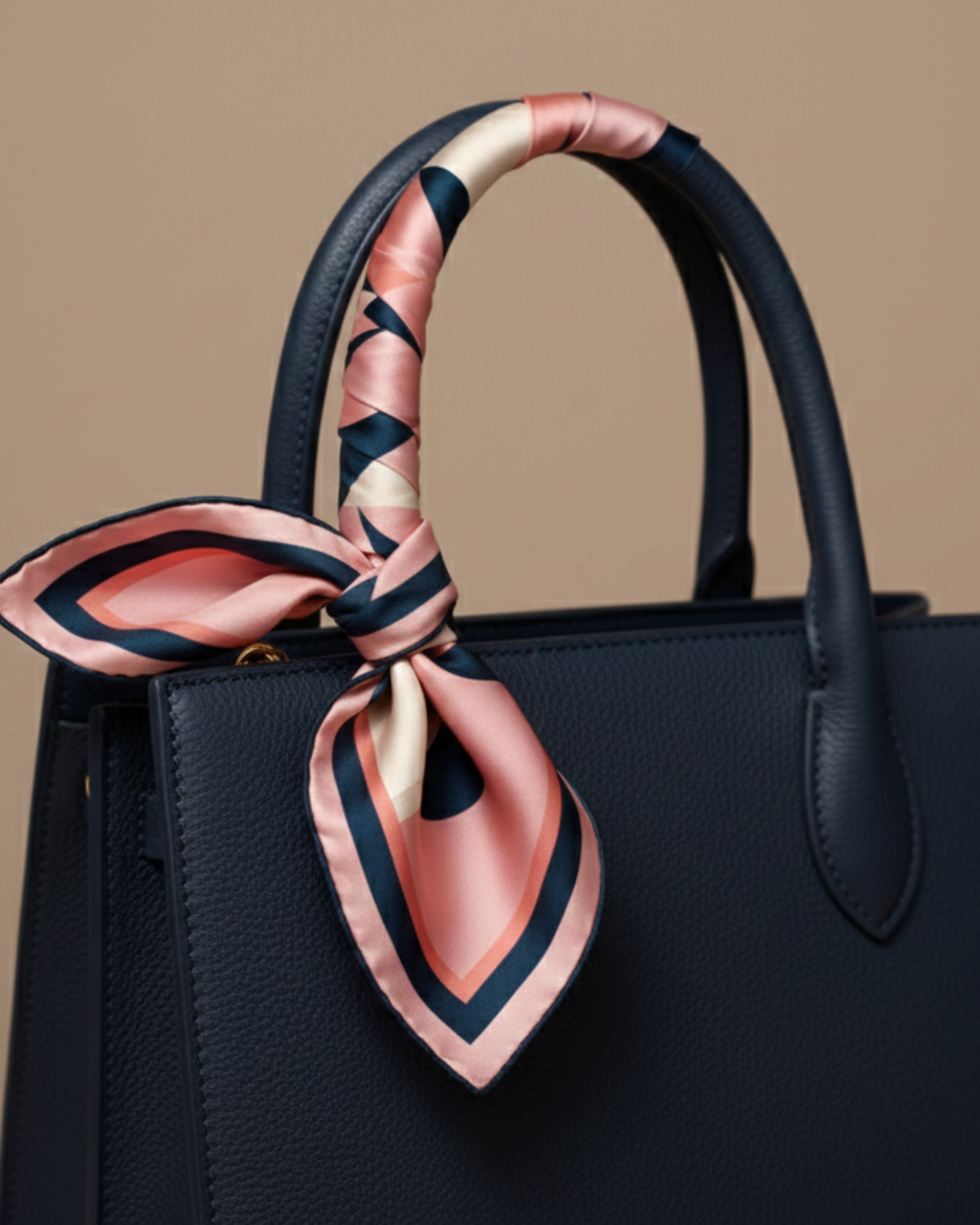 The 'Pink Attitude' Silk Square