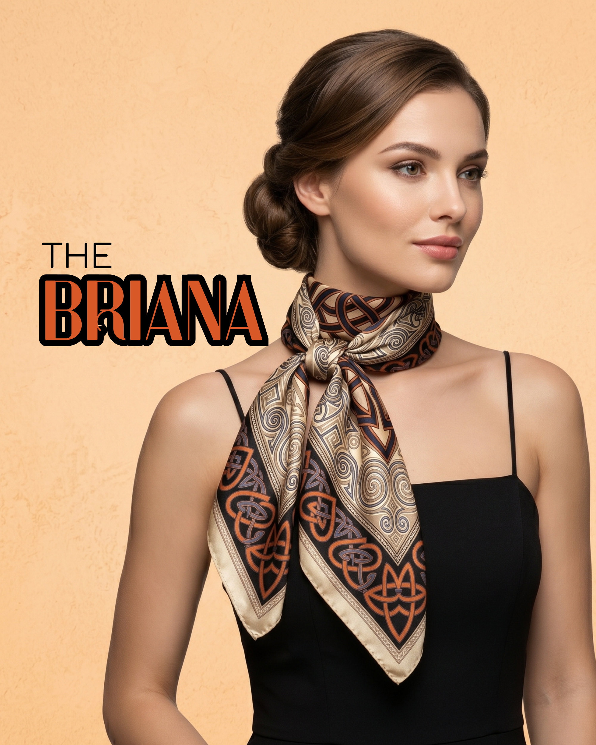 The 'Briana' Silk Square