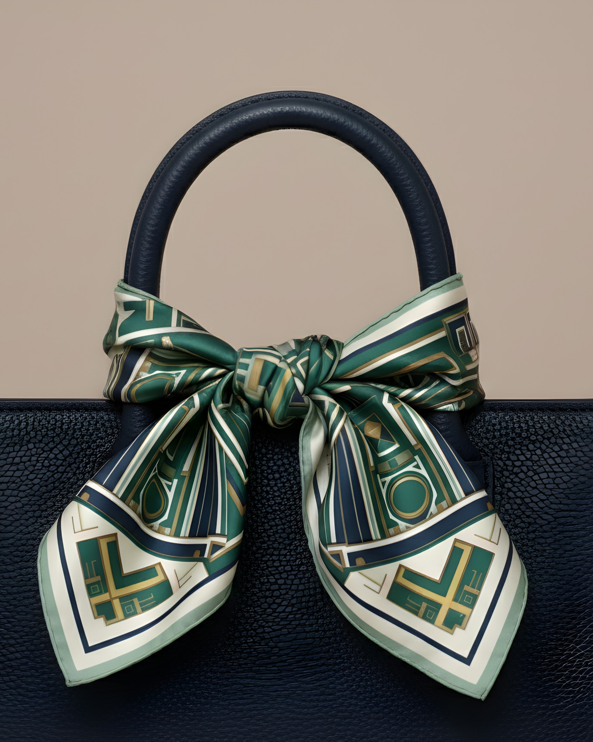 The 'Deco Delight' Silk Square