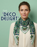 The 'Deco Delight' Silk Scarf
