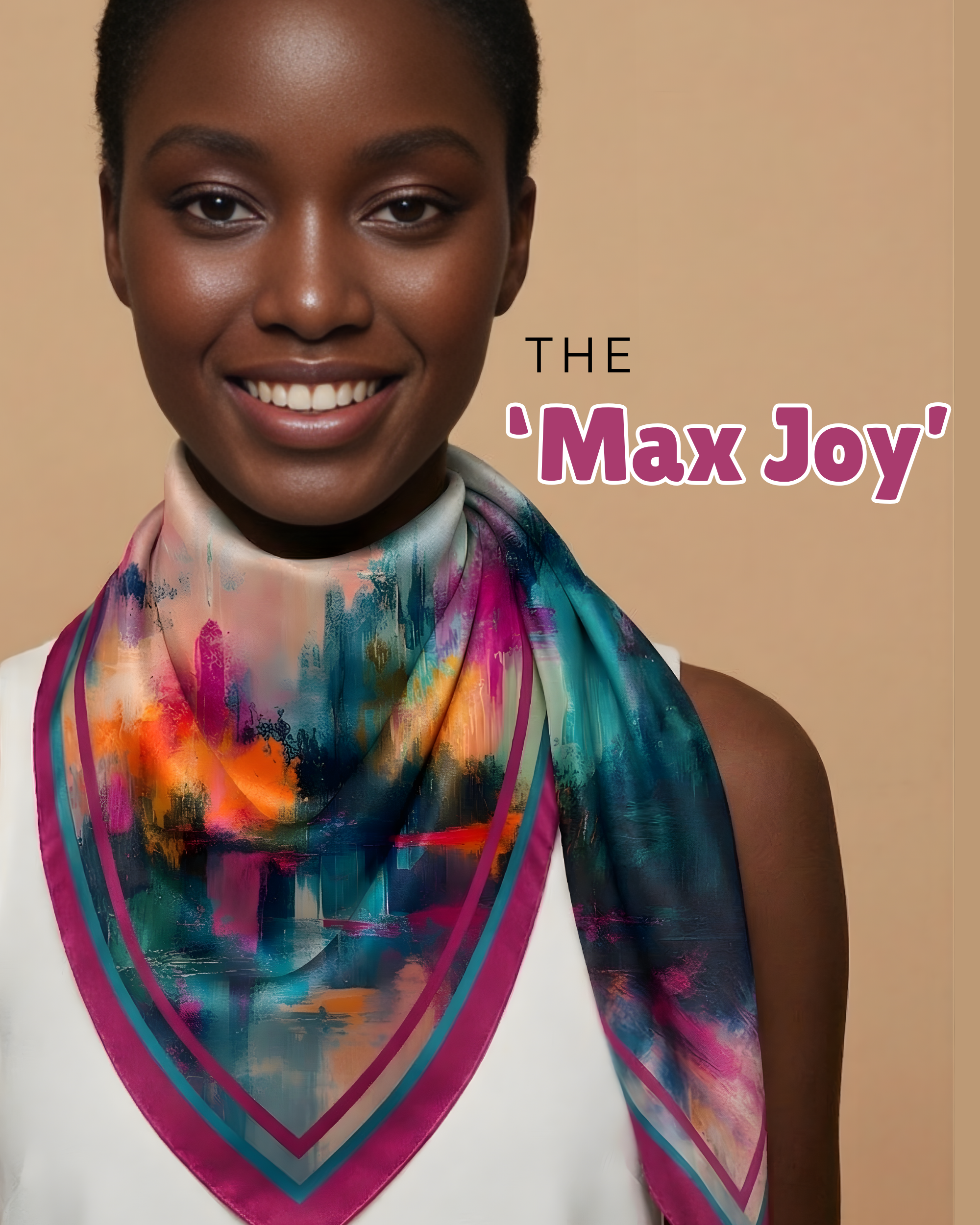 Das Seidentuch „Max Joy“