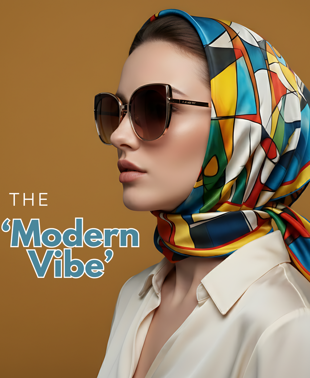 The 'Modern Vibe' Silk Square