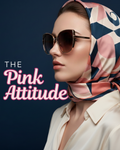 The 'Pink Attitude' Silk Square