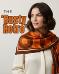 The 'Rusty Retro' Silk Square
